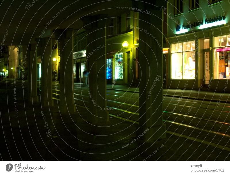 einsamkeit Nacht Beton Einsamkeit Licht Stadt Club Straße leer