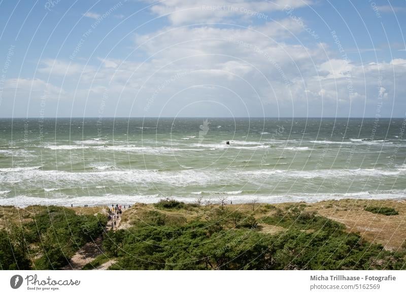 Blick auf die Ostsee vom Leuchtturm Darßer Ort Fischland-Darß Fischland-Darß-Zingst Küste Landschaft Strand Weststrand Natur Meer Ferien & Urlaub & Reisen