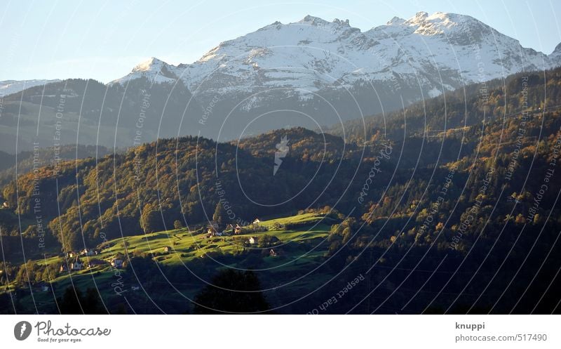 Heidiland Umwelt Natur Landschaft Luft Himmel Wolkenloser Himmel Sonne Sonnenaufgang Sonnenuntergang Sonnenlicht Frühling Sommer Klimawandel Schönes Wetter