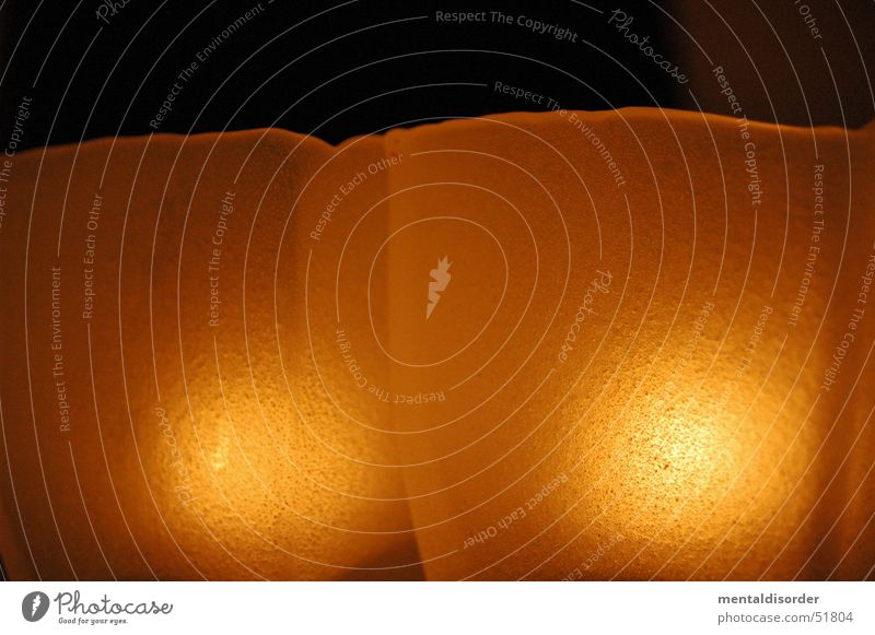 rauhes Glas ganz soft II Kerze Wachs brennen gelb Licht anzünden Romantik Lampe orange
