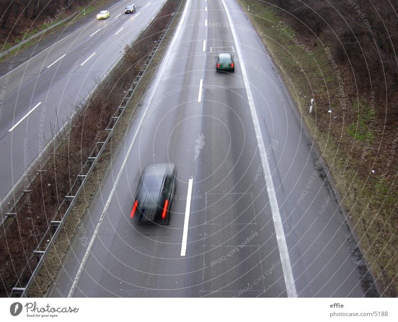 Autobahn Fahrbahn Verkehr Brücke Autobahnbrücke PKW