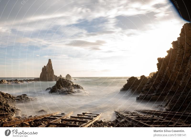 Der maritim-terrestrische Naturpark Cabo de Gata-Níjar ist ein spanisches Naturschutzgebiet in der Provinz Almería in Andalusien. Almeria Andalusia Hintergrund