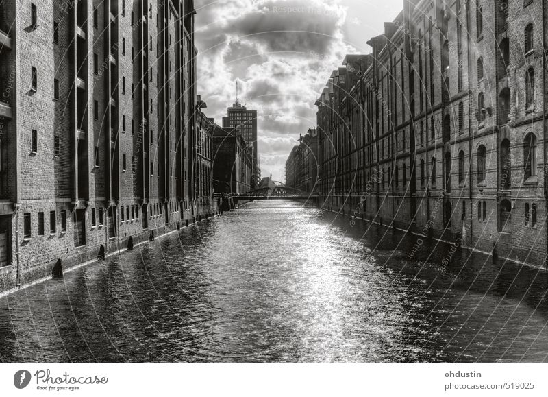 Hamburg Speicherstadt Fortschritt Zukunft Industrie Architektur Alte Speicherstadt Deutschland Europa Stadt Hauptstadt Hafenstadt Altstadt Haus Industrieanlage