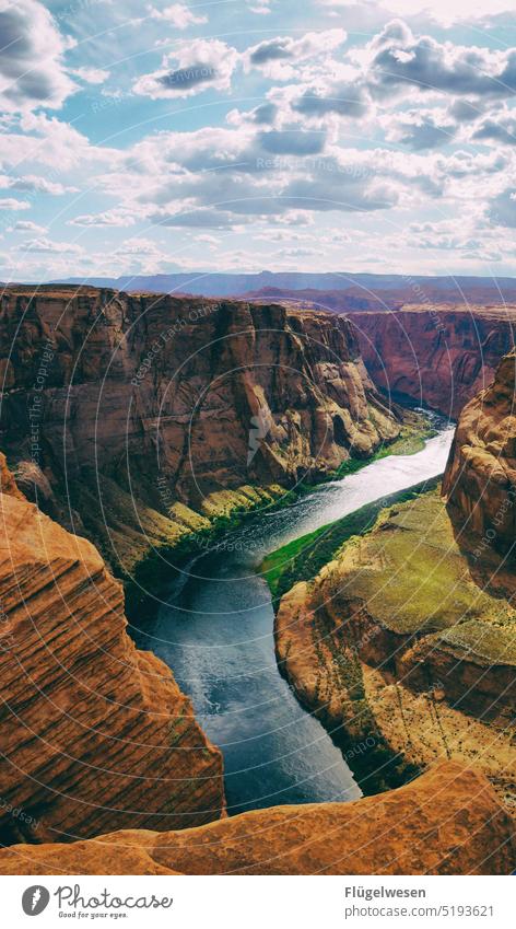 Pferdeschuh 2 Horseshoe Bend Amerika Amerikaner Nationalpark Grand Canyon Berge u. Gebirge USA Freiheit unbegrenzte Möglichkeiten Sehenswürdigkeit Arizona