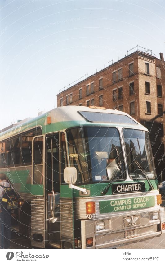 bus New York City Bus Ferien & Urlaub & Reisen Straße