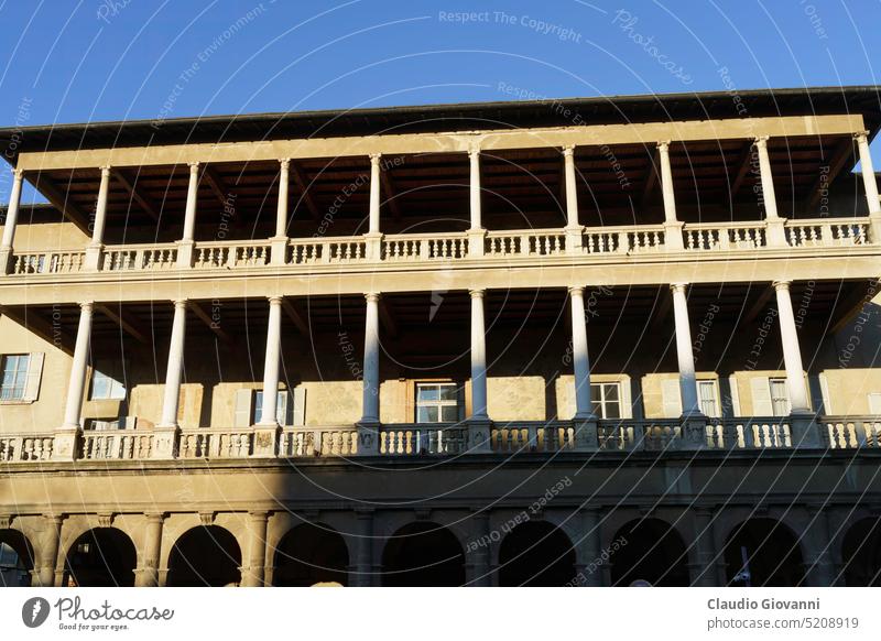 Villa Simonetta, historisches Gebäude in Mailand, Italien Claudio Abbado Europa Lombardei Architektur Großstadt Farbe Tag Außenseite Wahrzeichen Musik im Freien