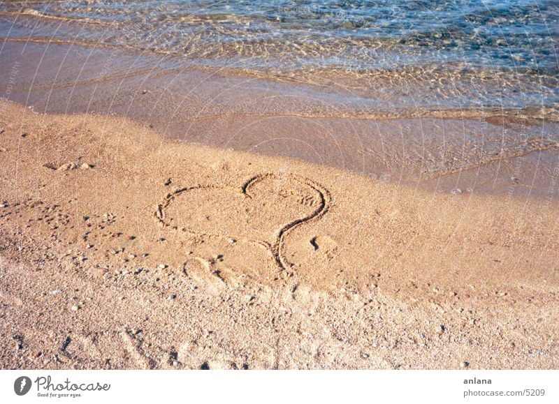 my heart for you Meer Strand Ferien & Urlaub & Reisen Herz Liebe