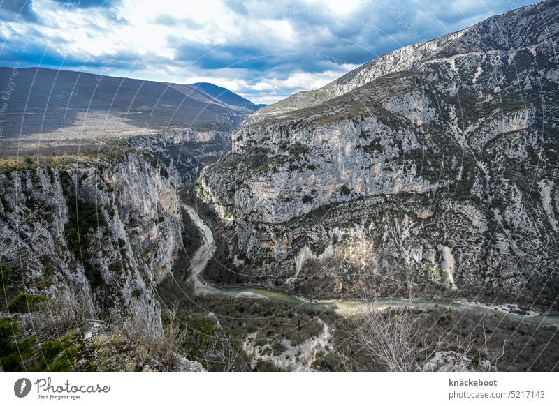 Canyon canyon Schlucht Felsen Landschaft Natur Gorges du Verdon Frankreich Berge u. Gebirge Verdon-Schlucht