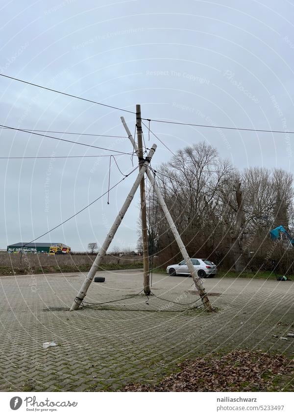 Protest Architektur Bäume Braunkohlentagebau Erderwärmung Klimawandel Garzweiler 2 1.5 Grad Kohleausstieg Lützerath Dörfer Enteignung Tagebaurand RWE Schild