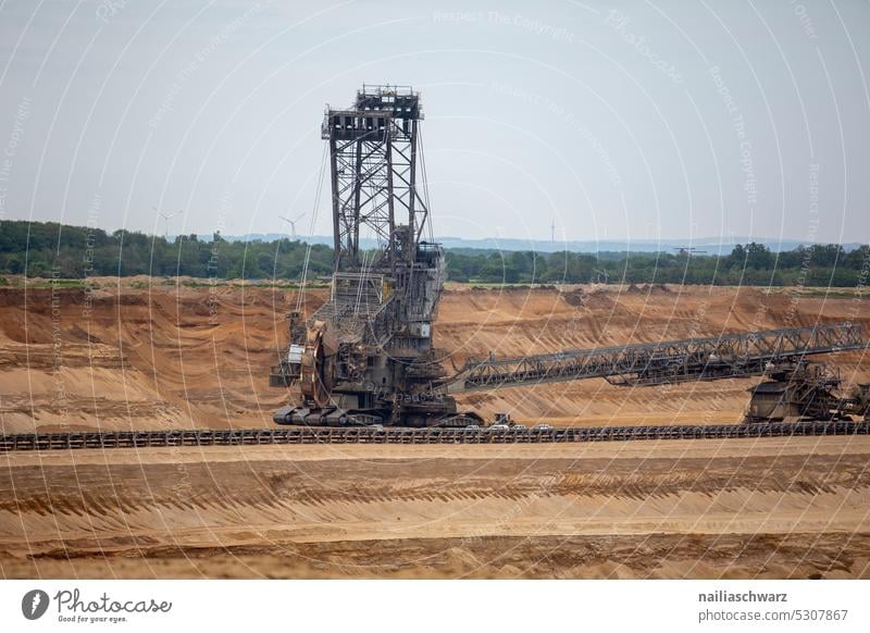 Tagebau Hambach Himmel Landwirtschaft Tagebaugrube Oberfläche Braunkohlentagebau Hambach Ansicht Hambi Hambacher Forst Fossile Energie Klimawandel Zerstörung