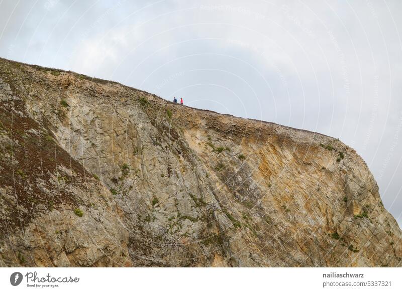 Wandern Horizont Seeküste Wolkenlandschaft Expedition Land Ausdauer steigend Erosion Landschaft Freiheit Wildnis laufen Glückseligkeit Reiseziele erkunden