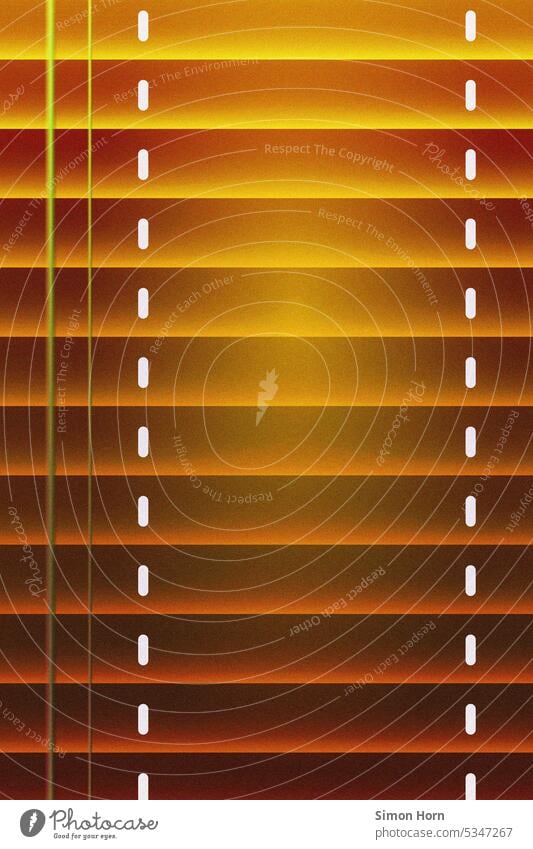 Jalousien und Sonnenlicht Grafik u. Illustration grafisch Jalousie-Fenster Schatten graphisch Lichtschutz Schutz zugeklappt Strukturen & Formen Rollo