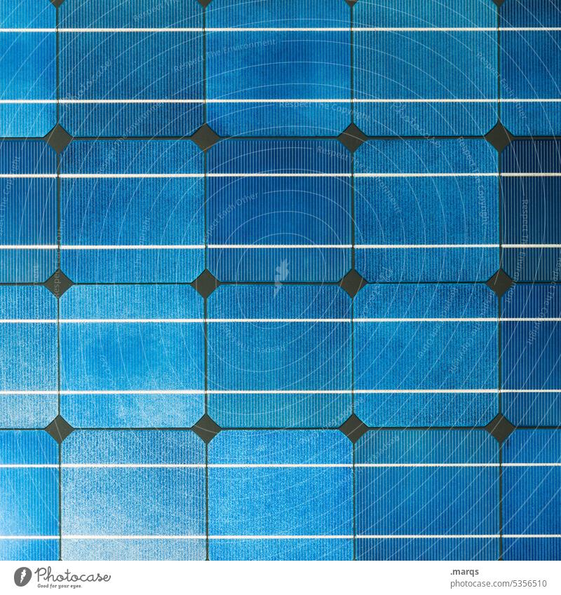 Solarzellen Strukturen & Formen Muster Sonnenenergie Erneuerbare Energie Energiewirtschaft High-Tech Zukunft Fortschritt Sonnenlicht Umweltschutz nachhaltig