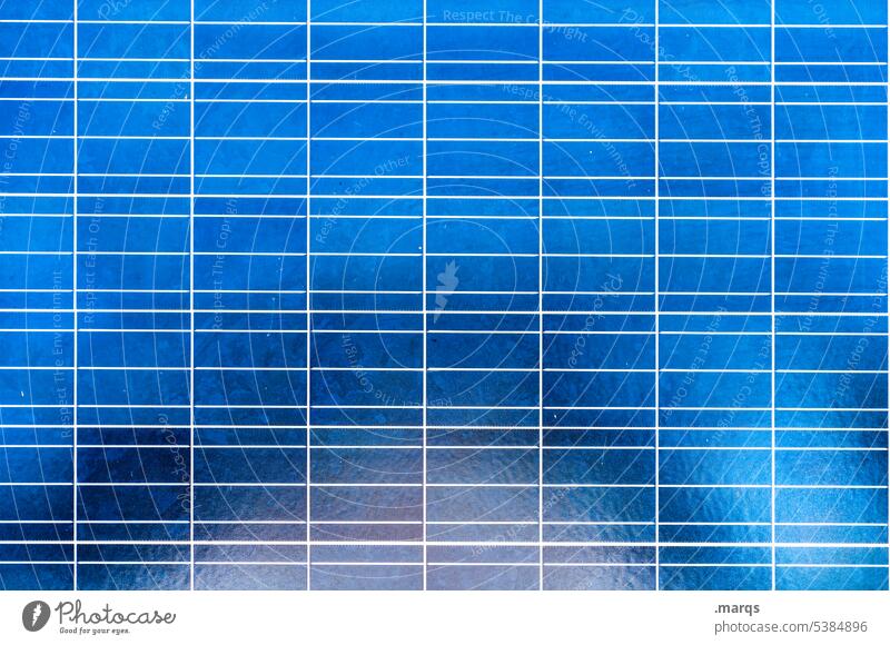 Solarzellen Zukunft Umweltschutz Energie nachhaltig Energiekrise Sonnenenergie Energiewirtschaft High-Tech Technik & Technologie Klimawandel Elektrizität blau