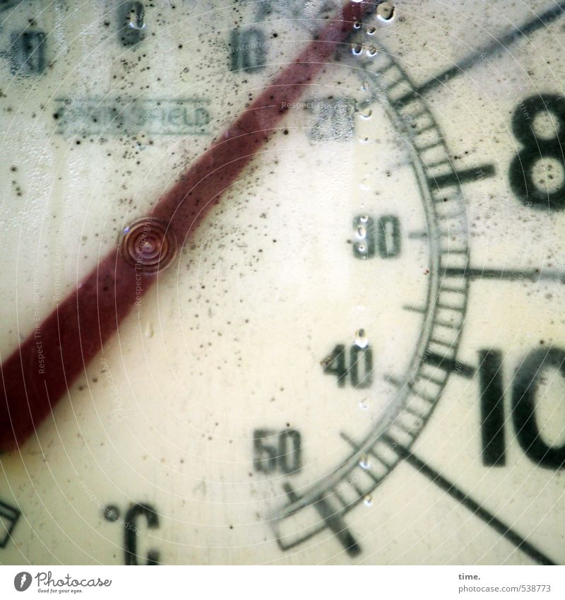 irgendwie so ungefähr 15 Messinstrument Thermometer Technik & Technologie Wissenschaften Wassertropfen Kondenswasser Messanzeige Kunststoff Zeichen