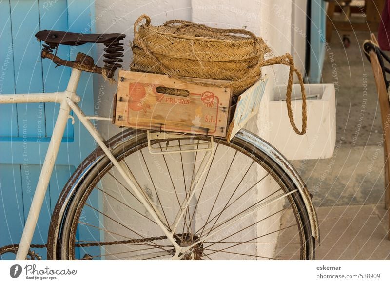 Fahrrad Lifestyle Ferien & Urlaub & Reisen Fahrradfahren Verkehr Verkehrsmittel Straße Fahrzeug alt ästhetisch authentisch einfach einzigartig natürlich retro