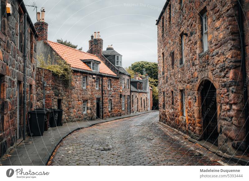 Alte Gasse in Aberdeen, Schottland Schotlland Aberdeenshire Europa alte Gasse Kopfsteinpflaster historisch Universitätsstadt populär reisen touristisch