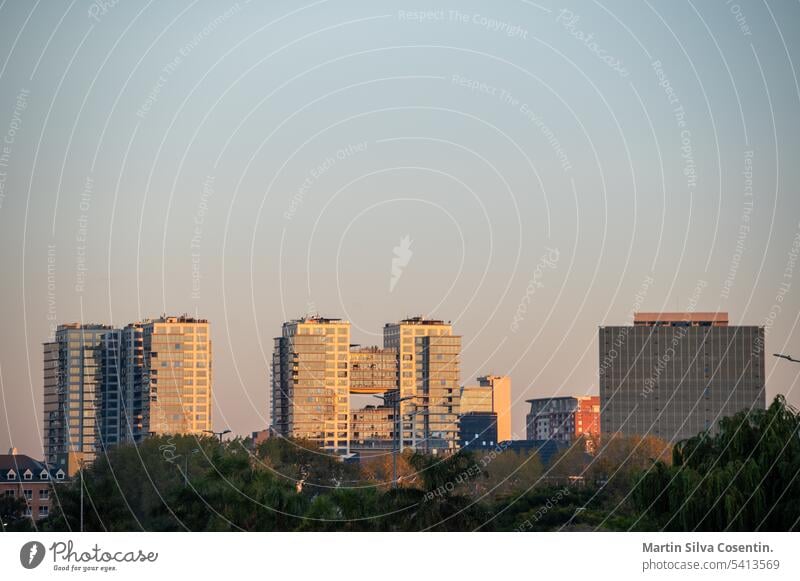 Panorama von Gebäuden in Buenos Aires, der Hauptstadt Argentiniens Strand von Amba amerika Hintergrund schön blau provinz buenos aires buenos aires tourismus