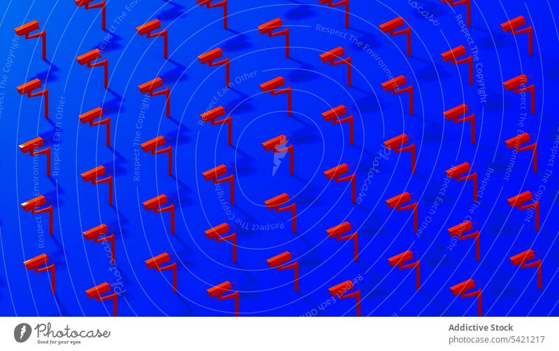 Bevölkerungskontrolle, Videoüberwachung zur Kontrolle der Coronavirus-Quarantäne Überwachung Fotokamera überwachen Pandemie infiziert Technik & Technologie