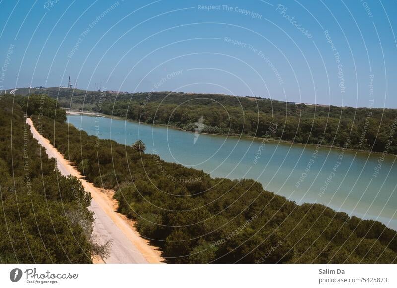 Sidi Boughaba Blick auf den See Seeufer Ansicht sidi boughaba Natur Aussichtspunkt Sucher Ansichten Naturschutzgebiet Natur-Foto Naturfotografie Naturliebhaber