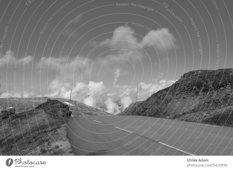 Das Ende der Welt - Unterwegs auf der Passstraße 55 im Jostedalsbreen Norwegen Aussicht Europa Abenteuer Himmel Passstraße55 Jostedalsbreen-Nationalpark