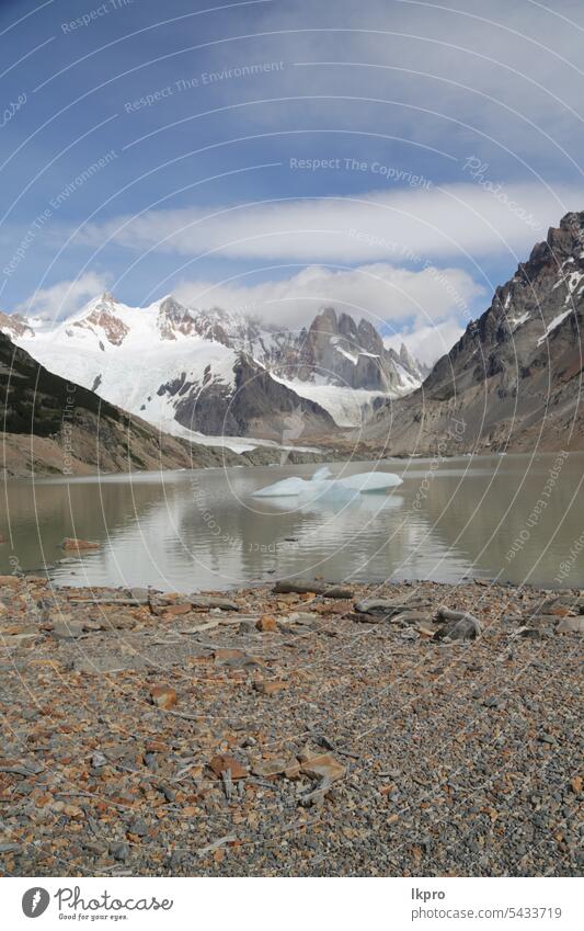 im Land von Patagonien Klimawandel Felsen Tal natürlich calafate Backpacker Granit Abenteuer roy Nationalpark Wildnis Wanderung Wetter Pampas Ausflugsziel