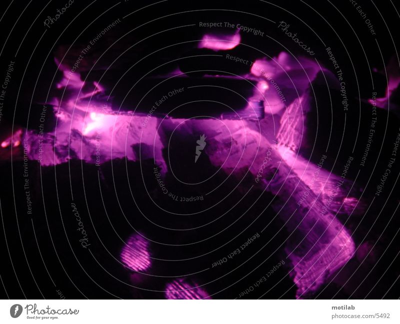 MagentaGlut glühen magenta Fototechnik Brand Flamme Feuerstelle grillfeuer