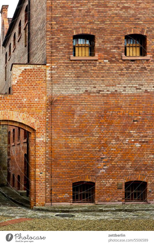 Gefängnis, Aschersleben altstadt anhalt aschersleben eingesperrt fabrik gebäude gefängnis haus historisch historische altstadt kleinstadt kriminalpanoptikum