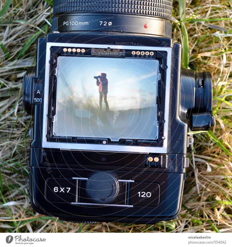 Rømø | Foto vom Foto Freizeit & Hobby Fotokamera 1 Mensch Umwelt Natur Landschaft Himmel Sonnenaufgang Sonnenuntergang Schönes Wetter Gras Wiese Hügel Jacke