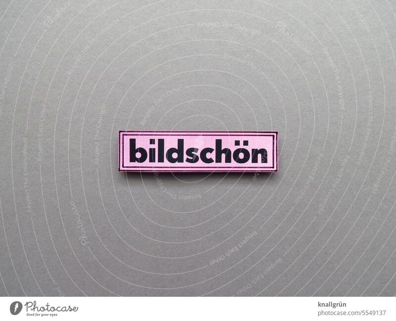 Bildschön bildschön Begeisterung fasziniert beobachten Blick Gefühle Rahmen rosa pink Farbfoto grau schwarz eckig Studioaufnahme Schilder & Markierungen