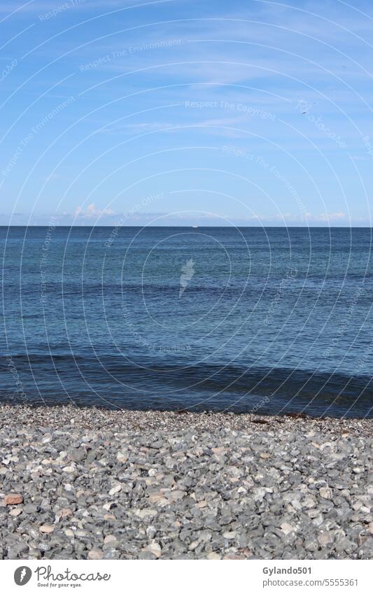 Strand von Vitt auf der Ostseeinsel Rügen antik Bucht schön blau Küste Küstenstreifen Küstenlinie Tag Europa Deutschland historisch Historie Feiertag Horizont