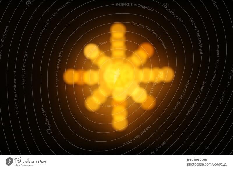 Weihnachtsstern mit Unschärfe Stern Stern (Symbol) Sternbild sternenlicht Weihnachten & Advent Weihnachtsdekoration Dekoration & Verzierung festlich