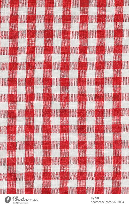 Country Plaid Tartan Kitchen Fabric Material Abstrakt Check Textur Hintergrund Textur, rot und weiß. Flanell Tartan Muster. Trendy Kacheln Foto. Druck schottischen Platz Tuch. Gingham-Muster. Tartan Checked Plaids Pastell Hintergründe für Tischdecken, D...