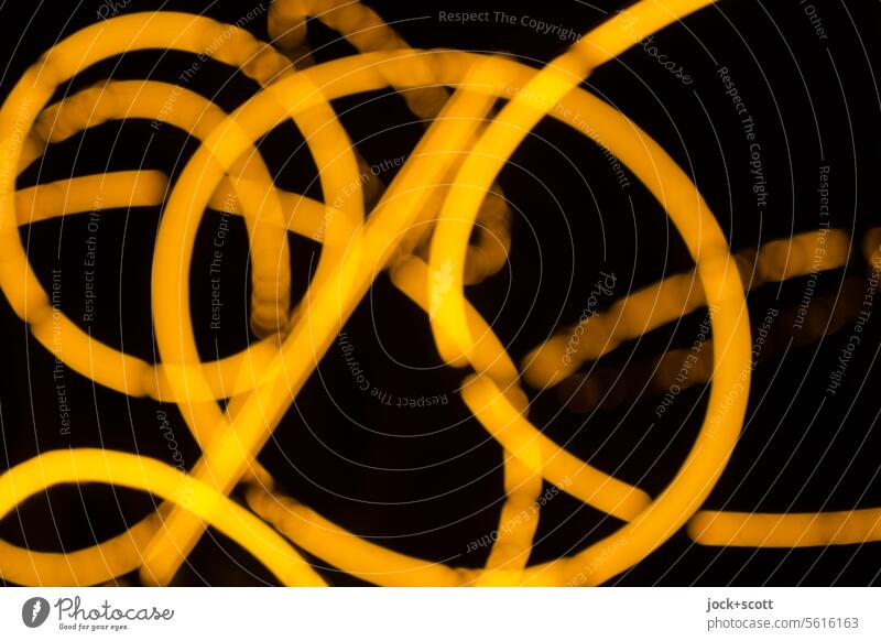 festliche Kreise Unschärfe abstrakt Strukturen & Formen leuchten defokussiert Weihnachten & Advent Weihnachtsbeleuchtung Mehrfachbelichtung Doppelbelichtung