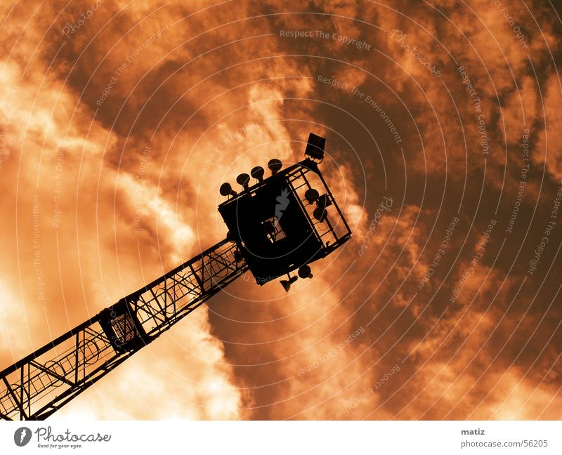 Wolkenturm Abend Turm gefängniss