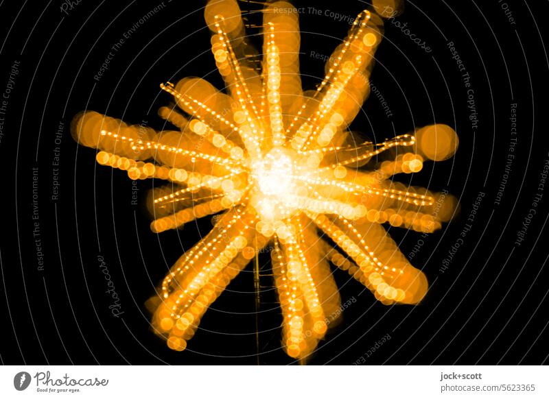 Festlich mit Sterneffekt Stern (Symbol) Weihnachten & Advent Weihnachtsstern Doppelbelichtung Weihnachtsdekoration festlich leuchten Dekoration & Verzierung