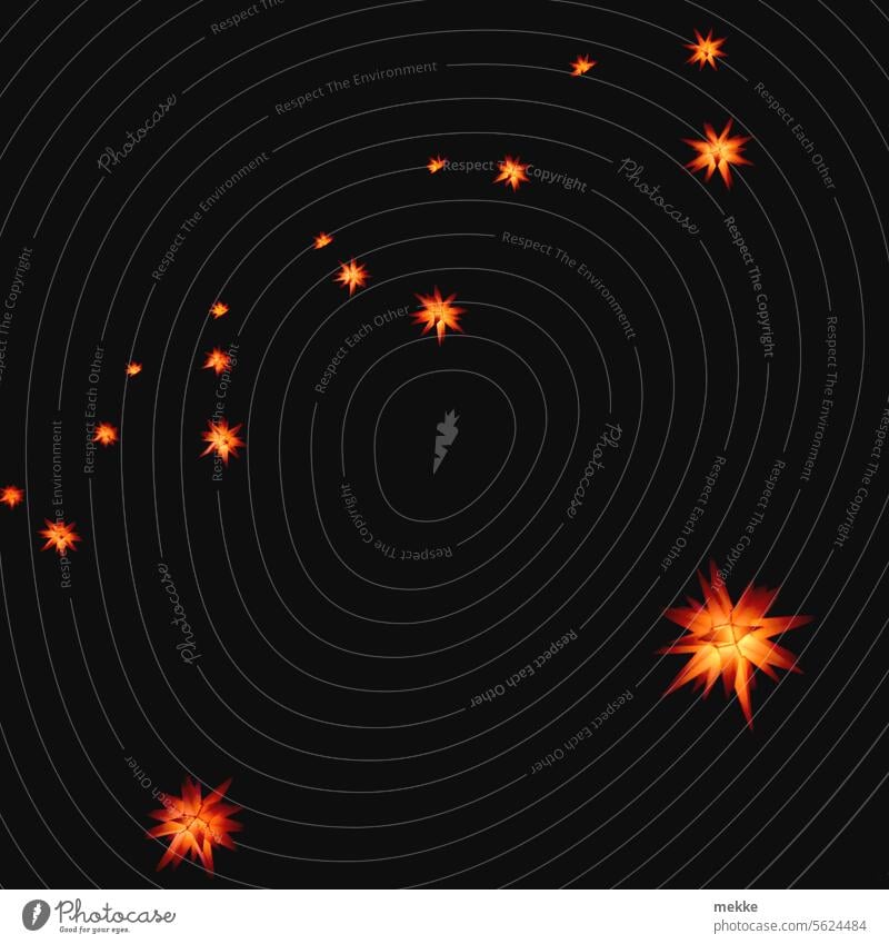 Einflugsschneise für Rentierschlitten Herrnhuter Stern Weihnachtsmarkt Weihnachten & Advent Weihnachtsstern Tradition Licht Weihnachtsdekoration Stern (Symbol)