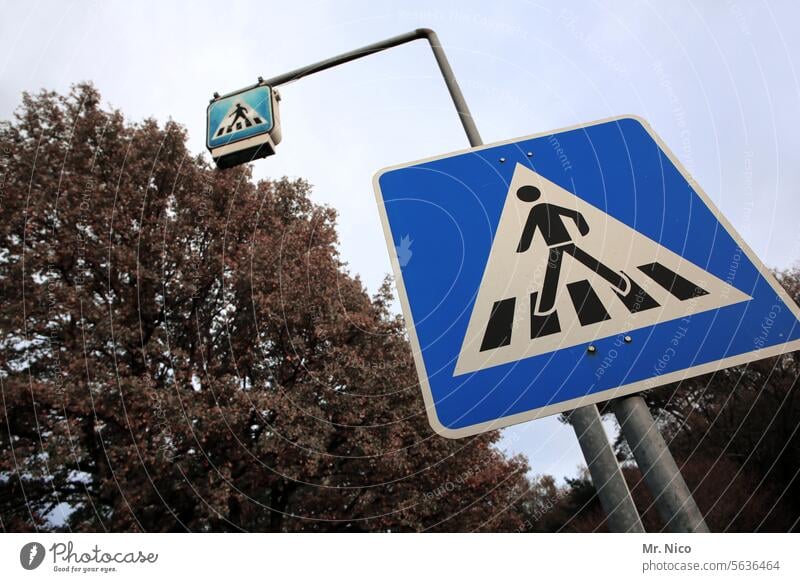 Richtzeichen 350-40 Schilder & Markierungen Fußgängerübergang Zebrastreifen Verkehrszeichen Verkehrssicherheit Straßenverkehrsordnung Straßenübergang Überqueren