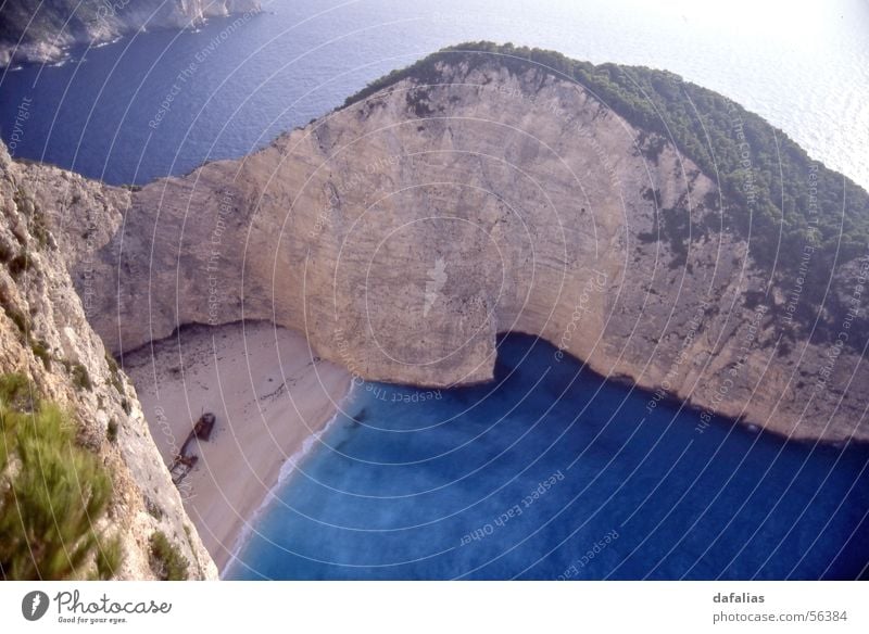 Zakynthos, Strand mit Wrack "Navagio" Wrack Navagio Zakinthos Griechenland Meer Küste Insel Schiffswrack Felsen