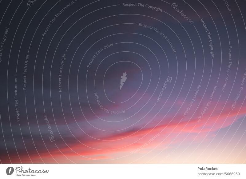 #A0# Lila Himmel lila lila wolken Wolken Cirrus Cirruswolke rosa abendhimmel Abenddämmerung Sonnenuntergang Dämmerung Abendhimmel