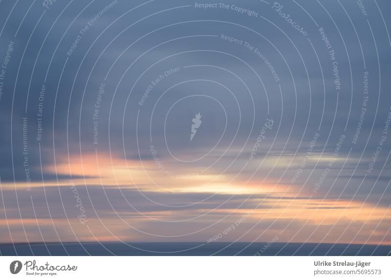 Nordsee | Meer und Himmel verschmelzen Sonnenuntergang malerisch Windstille idyllisch harmonisch Gelassenheit Harmonie Idylle Horizont Meereslandschaft