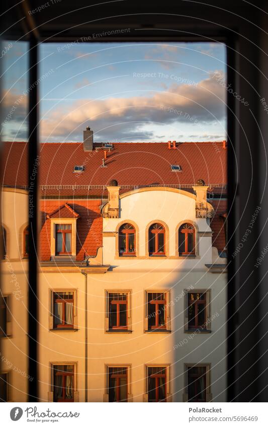 #A0# Alles Fassade Fassaden Fassadenverkleidung Fassadengestaltung Altbau Altbauwohnung Sonnenuntergang Gebäude Architektur Haus Fenster Menschenleer Stadt