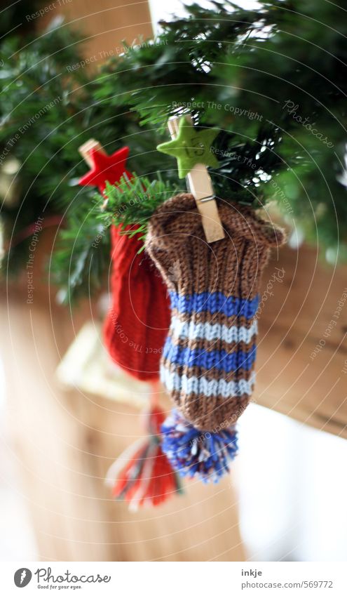 Wichtelmützenadventskalendermützchen (Nr 15) Lifestyle Freude Freizeit & Hobby stricken Häusliches Leben Weihnachten & Advent Tannenzweig Mütze Wollmütze