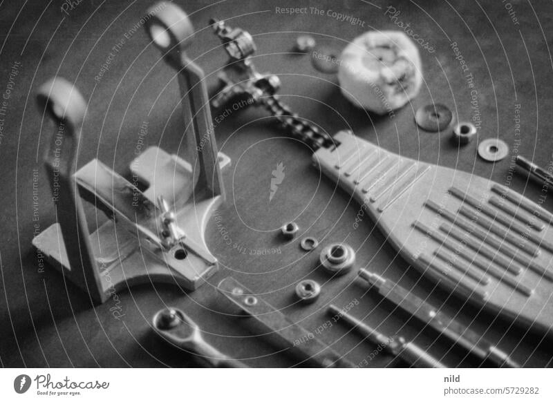 Zerlegen – Reinigen und Fetten – Zusammenbauen – Fußmaschine Schlagzeug II Einzelteile fussmaschine Schlagzeuger Musik Trommel bassdrum Instrument Rhythmus