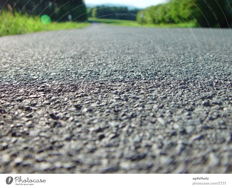 kein verkehr Straße Natur teerdecke Blauer Himmel