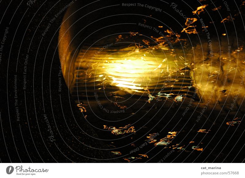 lichtspiel Brunnen Nacht Wasser