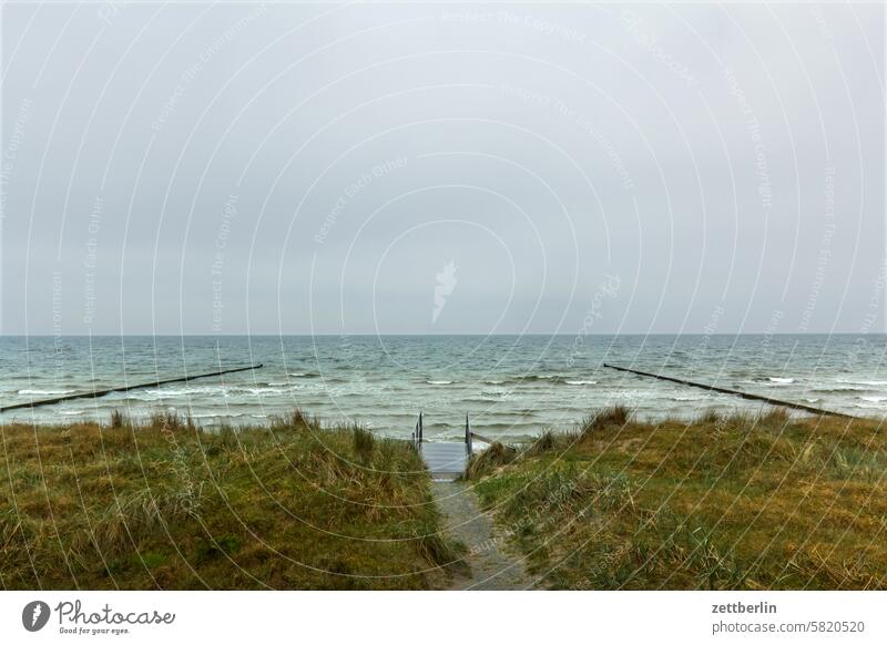 Hiddensee - Weststrand am Nachmittag abend dunkel dämmerung feierabend ferien ferne frühling grieben hiddensee horizont insel kloszer mecklenburg meer mv