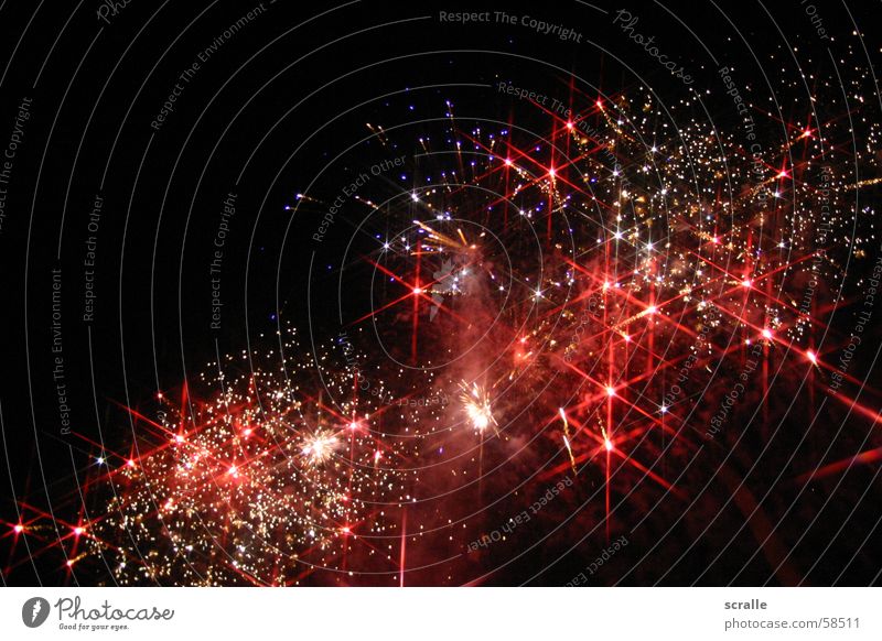 Sternengalaxy über Dresden Brauerei Silvester u. Neujahr Feldschlößchen Aktiengesellschaft Milchstrasse Feste & Feiern Brand Feuerwerk Stern (Symbol) scralle