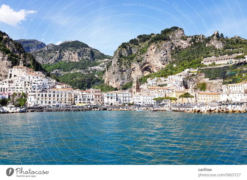 voll, voller, Amalfi Amalfiküste Italien Sommer Tourismus Ferien & Urlaub & Reisen