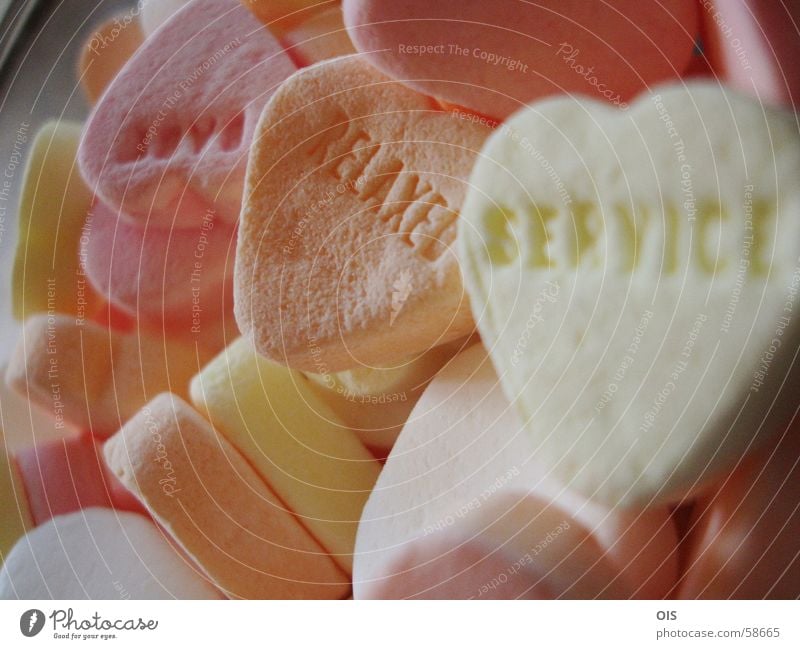 relaxed service Zucker sugar Herz heart sweet sweets Erholung Dienstleistungsgewerbe Freundlichkeit von herzen herzlich Liebe